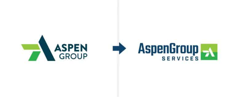 Aspen Group Logos New & Old